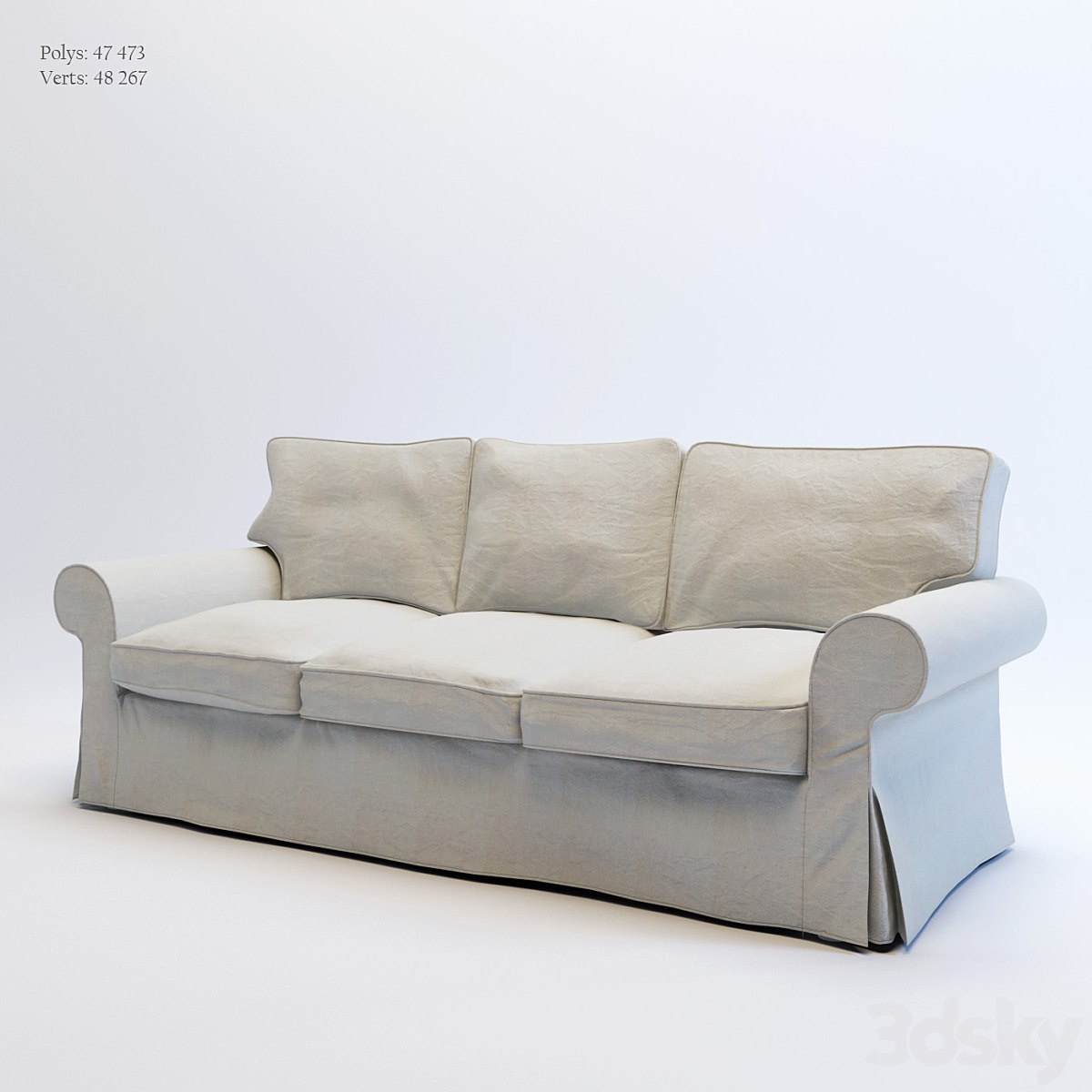 Ikea / Ektorp Three-seat sofa