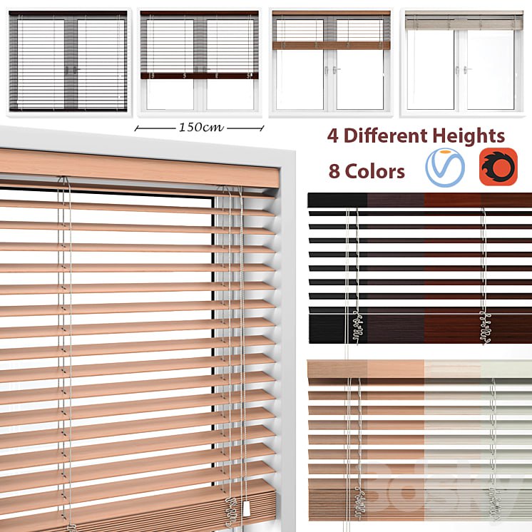Wooden Blinds And Windows