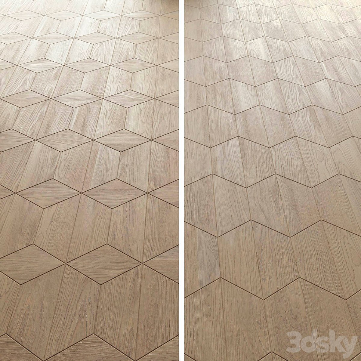 Wood tile from Finex, Arezzo DIAMONDUV OIL