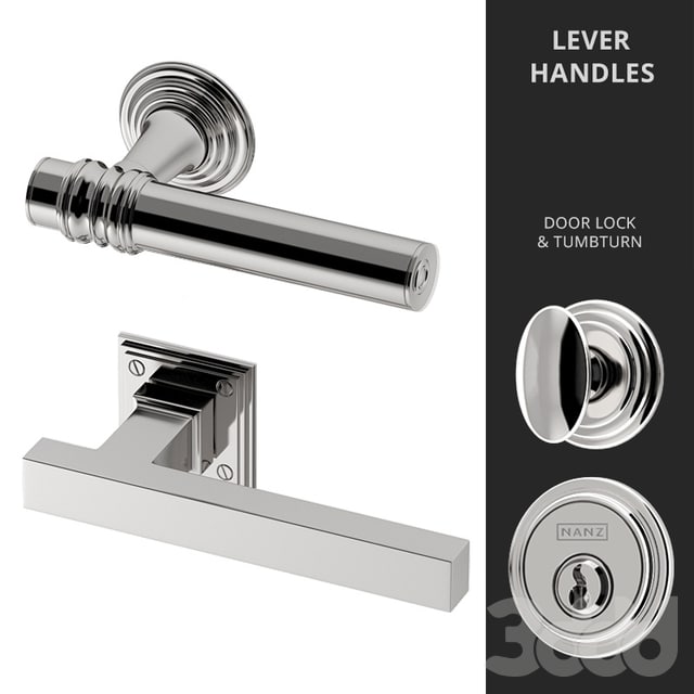 Door Lever Handles Nanz N ° 2107, 2402