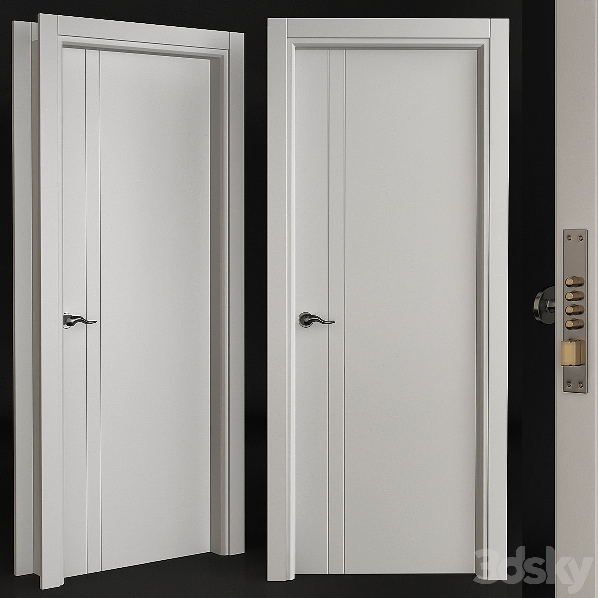 Bianco Noble Belldinni Modern Interior Door