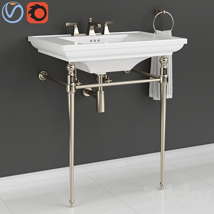 KOHLER "Memoirs" Console Table Bathroom Sink