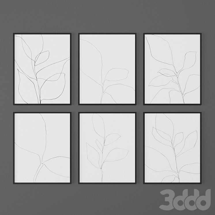 Set of Botanical Posters from MinimalInstant.