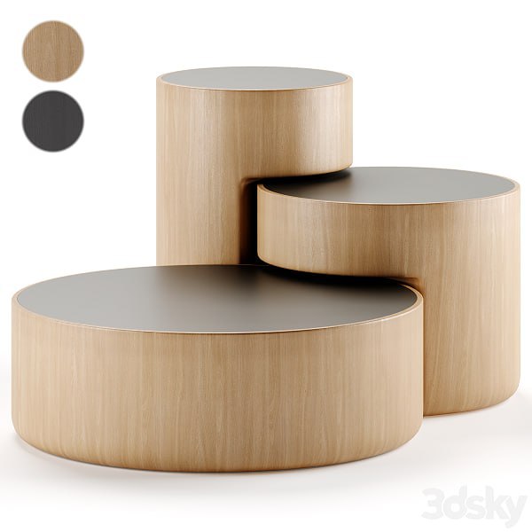 Levels set of 3 nesting tables