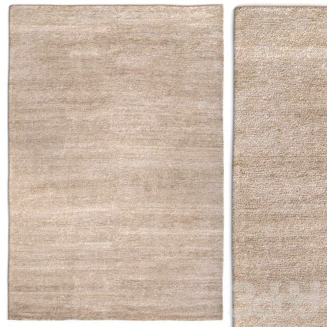 The Rug Company Bamboo Silk Pale gold Rug