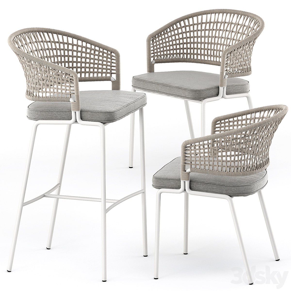 CTR armchair, CTR bar chairby Tribu