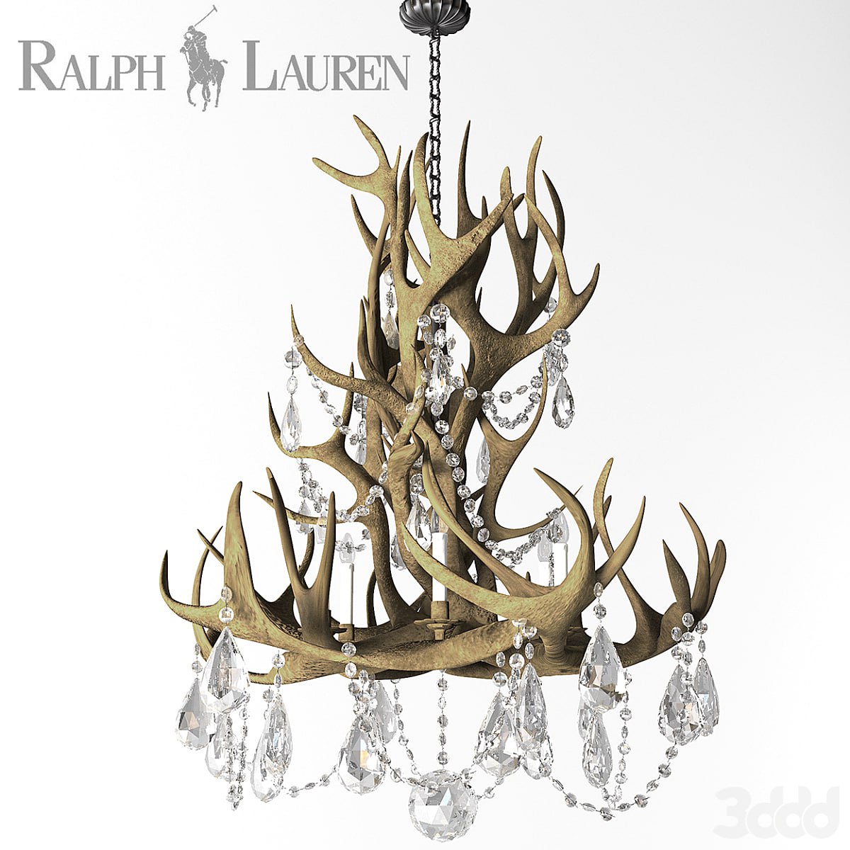 Visual Comfort Ralph Lauren Straton Single Tier Chandelier