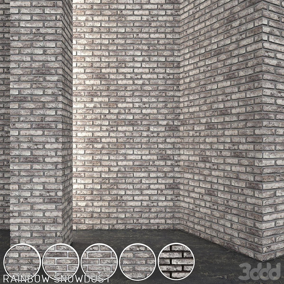 Vandersanden Brick Rainbow Snowdust