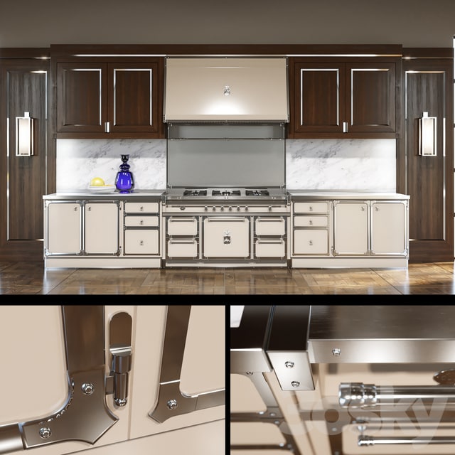 Kitchen GULLO, AVANA PEARL & SATIN NICKEL