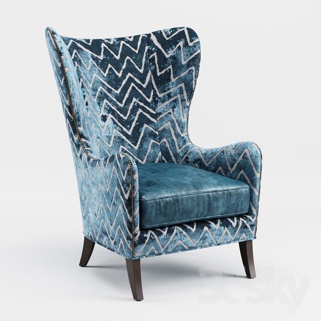 Massoud Viviette Wing Chair