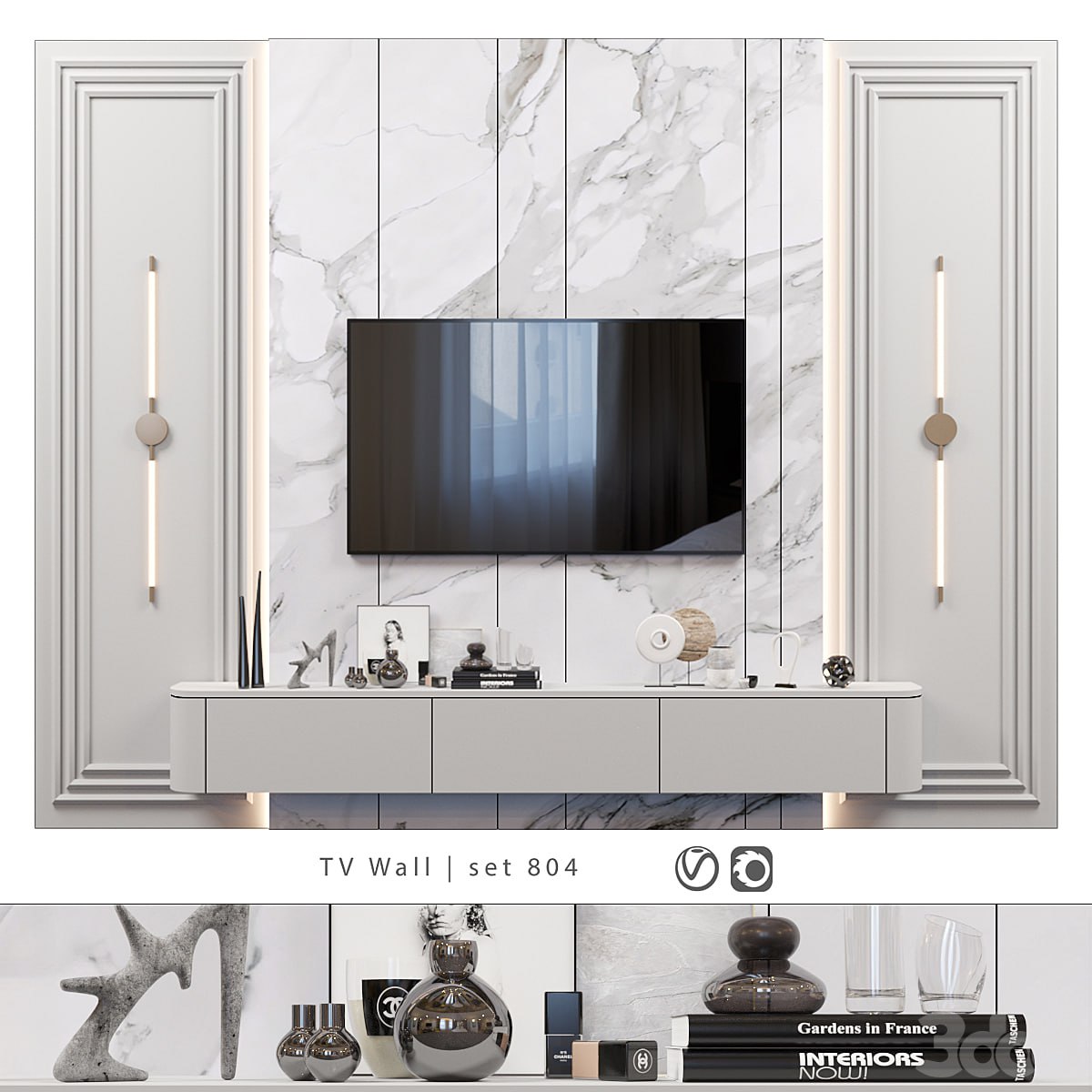 TV Wall | set 804