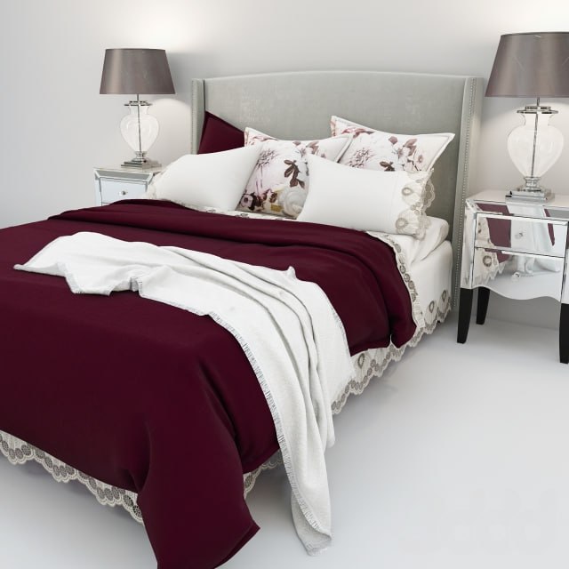 Next Olsen bed & Gatsby Bedside Table