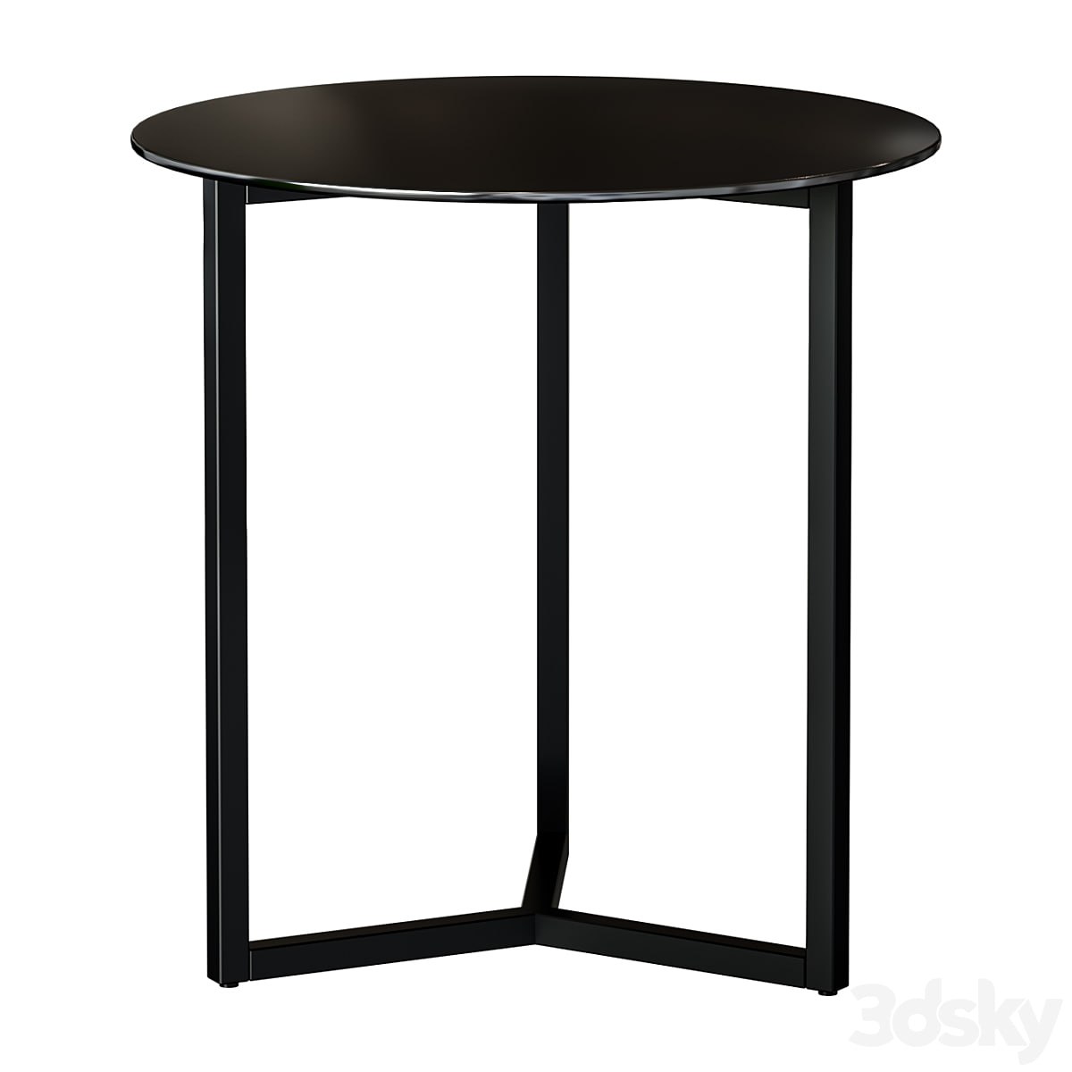 Marae side table black