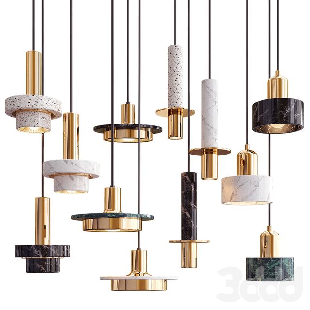 Four Hanging Lights_47 Exclusive Marble