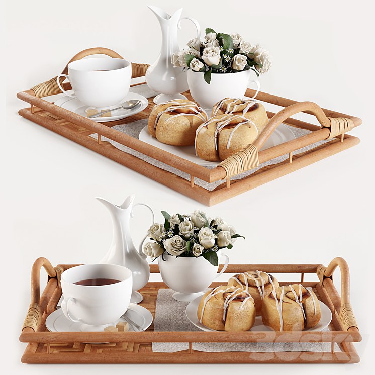 Breakfast on the tray W003