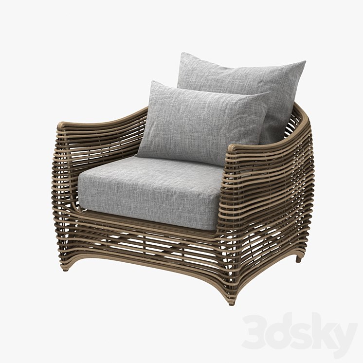 artefacto st bart outdoor lounge wicked chair