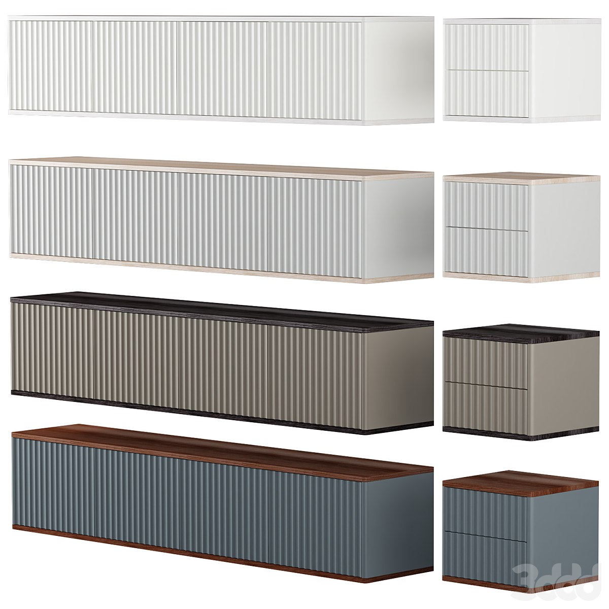 The Idea VR hanging bedside table set