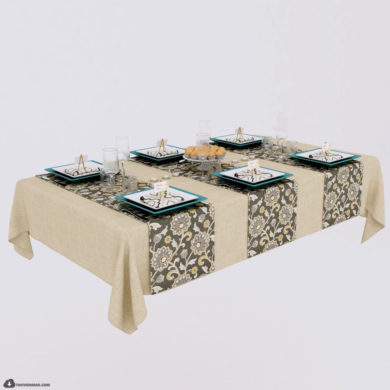 Serving with cupcakes