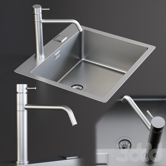 Sink Mira Mixer Inox