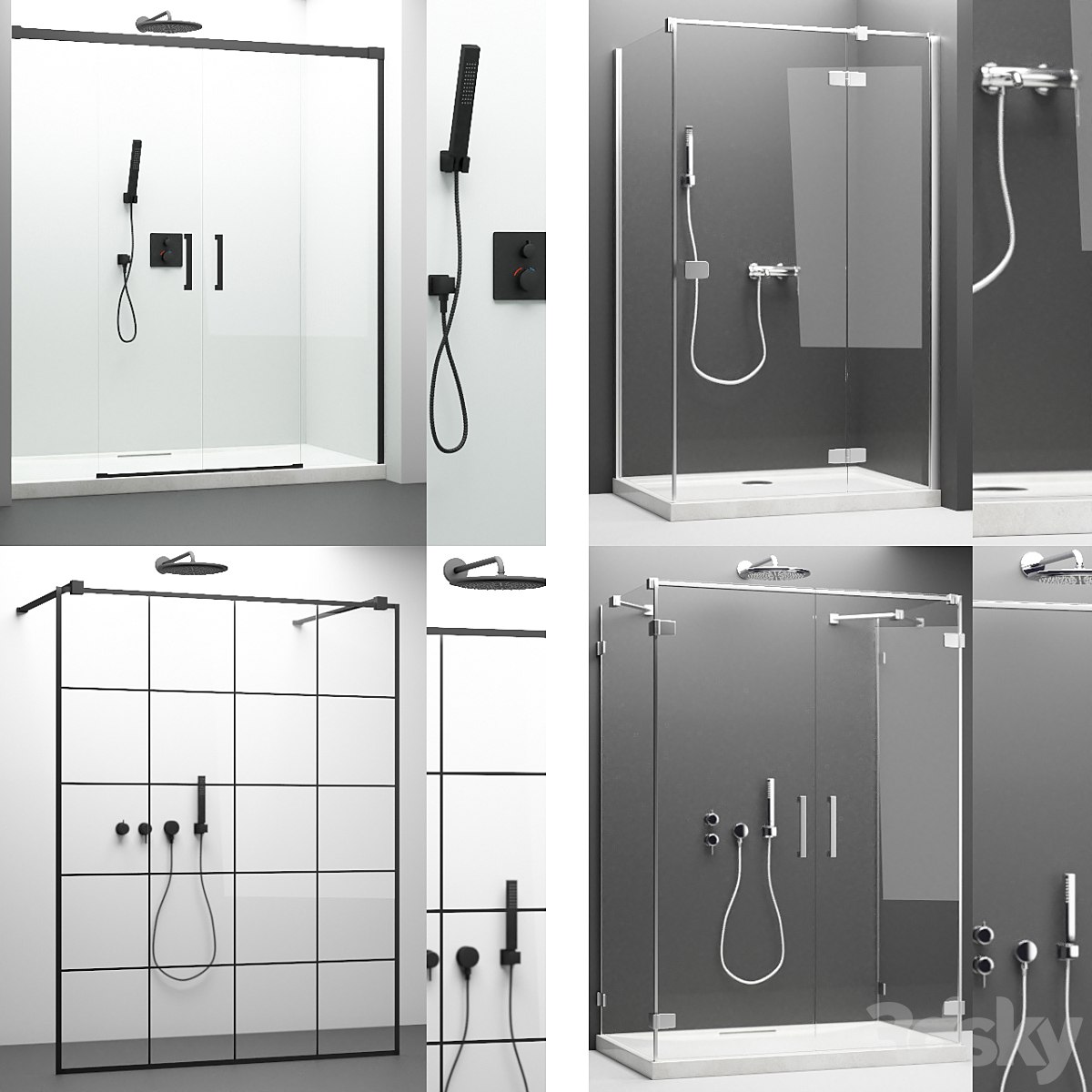 Radaway shower set + Grohe appliances