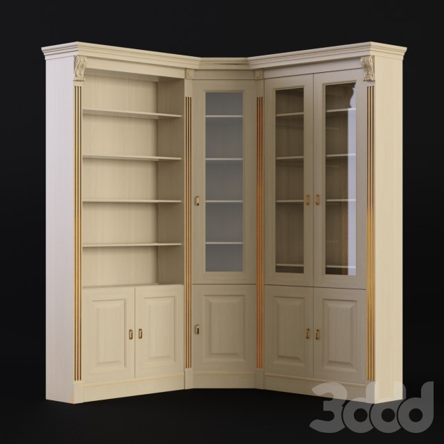 Wardrobe corner. Library. Sameba