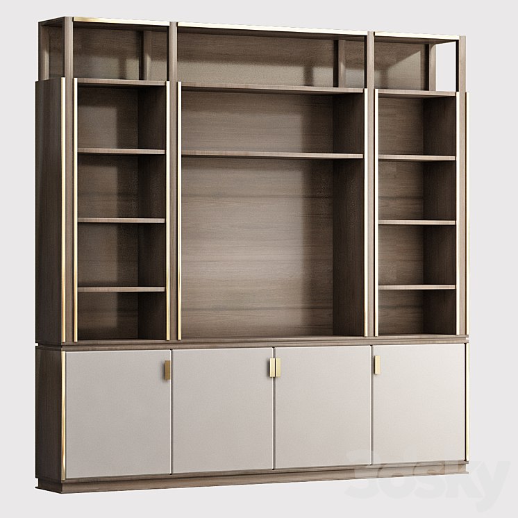 Capital Collection HUG Bookcase with TV stand