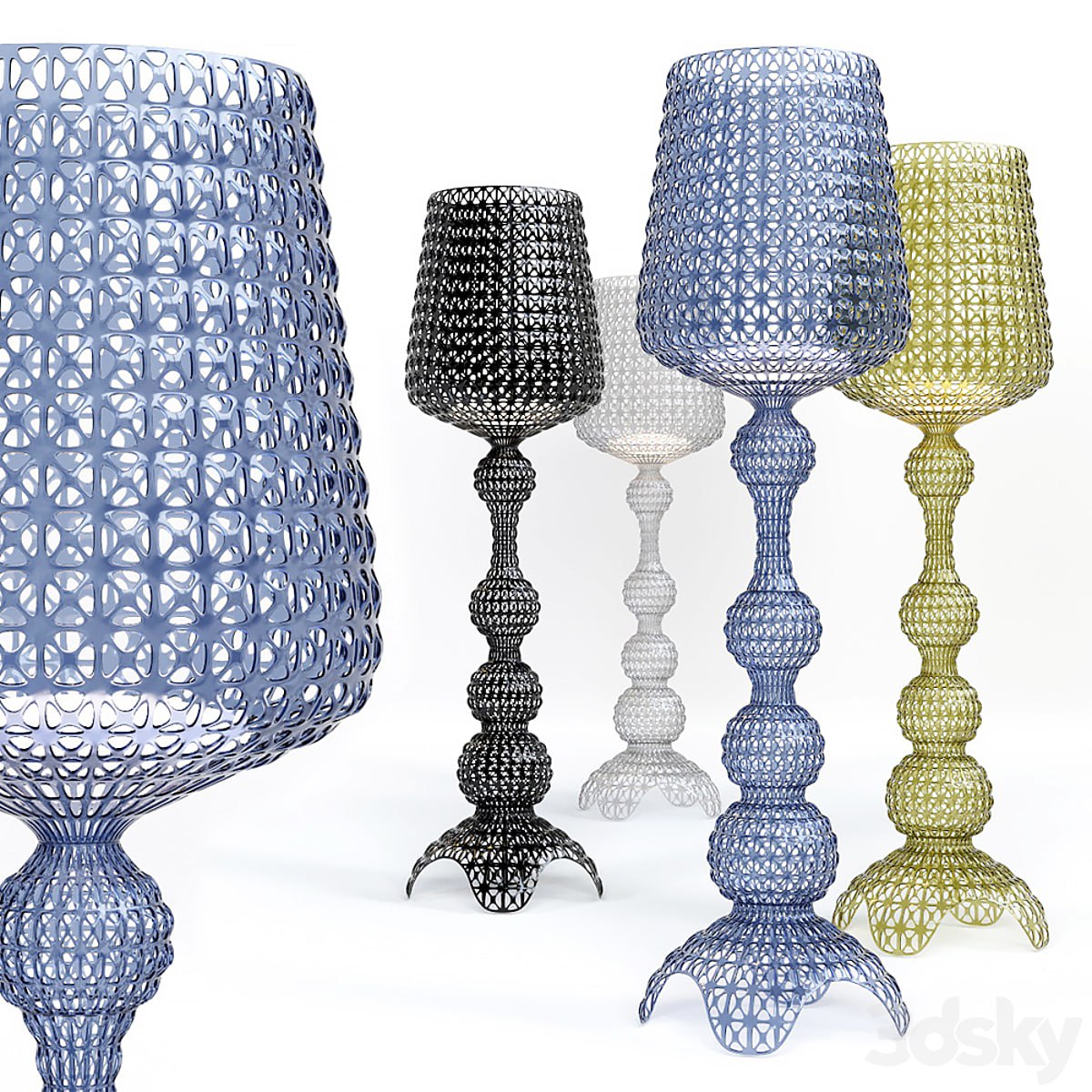 Kabuki floor lamp by Kartell