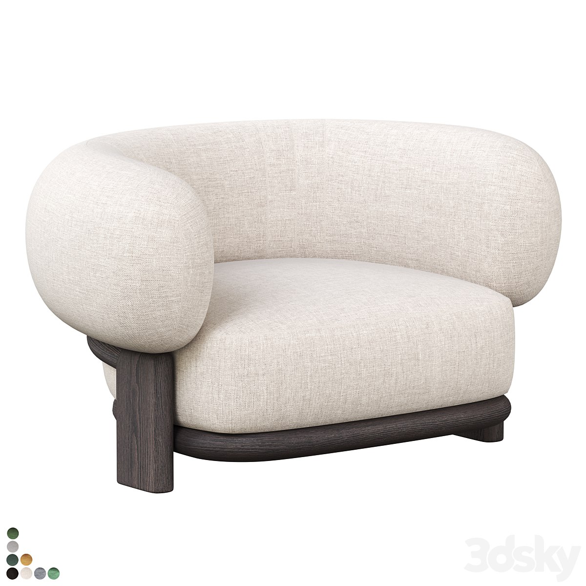 Bol Armchair By HC28 Cosmo