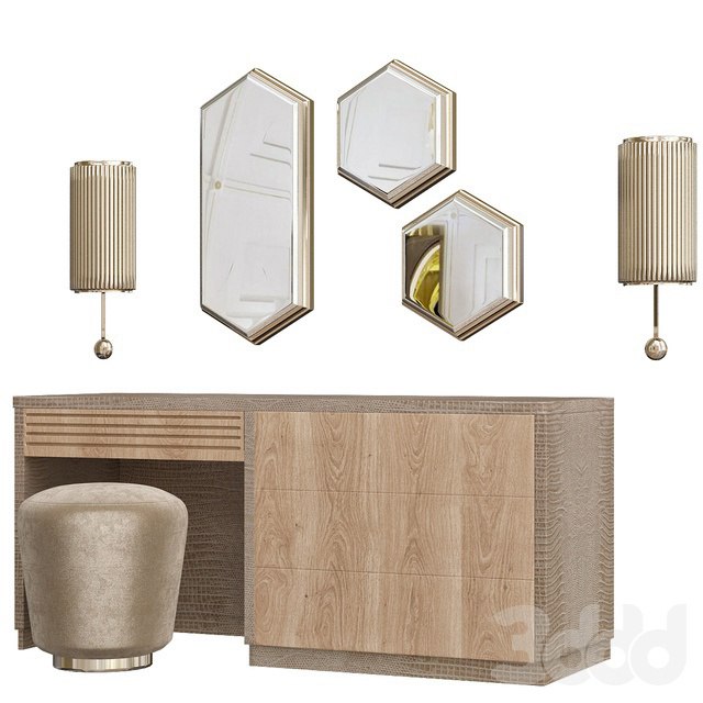 PANDORA Upholstered pouf by Caroti