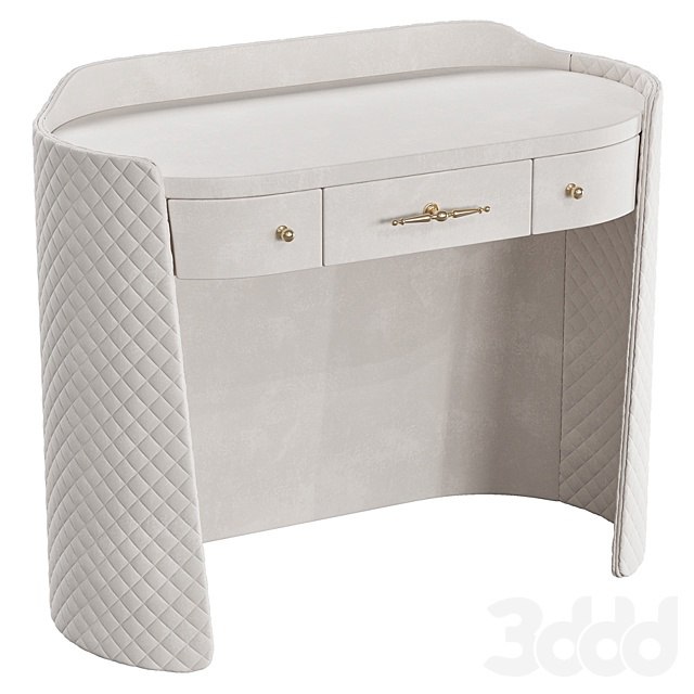 Palladium dressing table with drawers