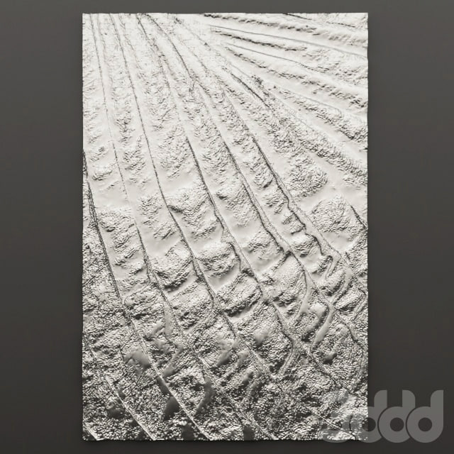 Decor for wall. Panel.