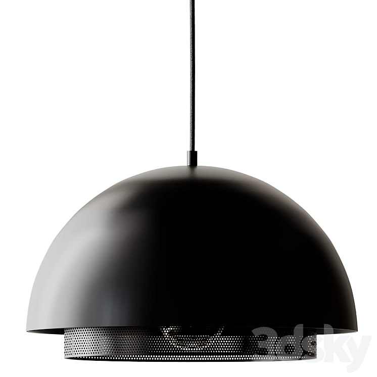 Hübsch ceiling lamp black metal