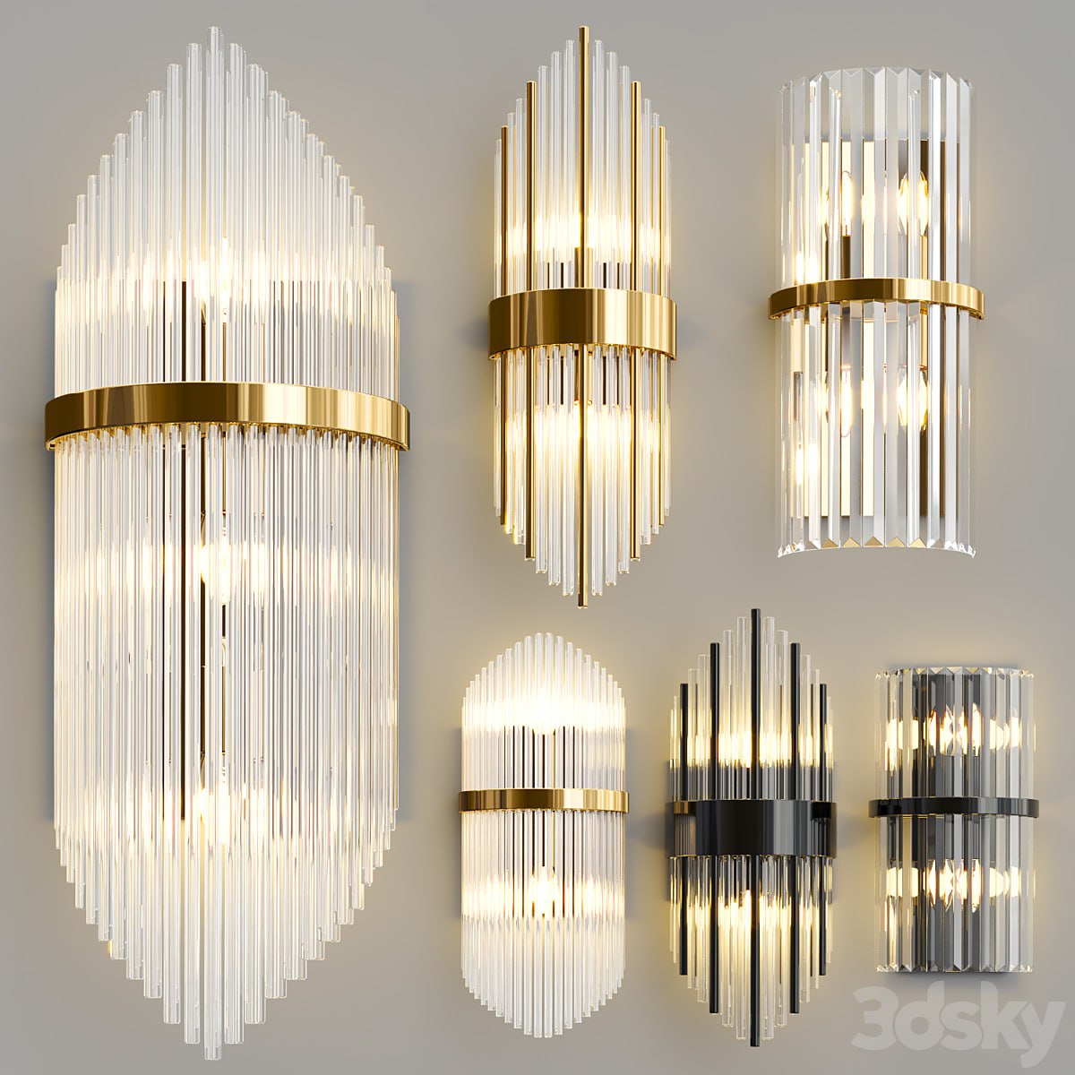 Glass Sconce Collection