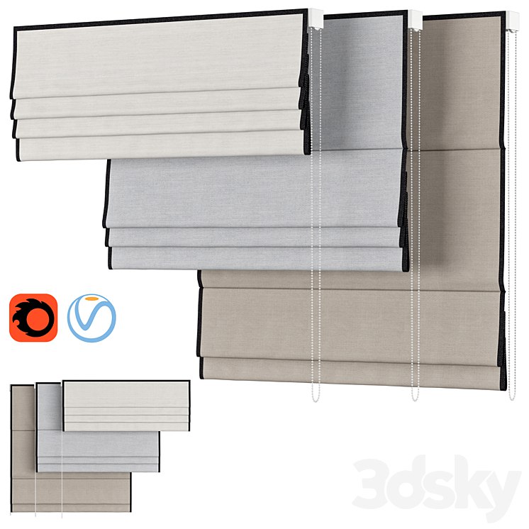 Roman Curtains 134 | Backhausen | Rebbio