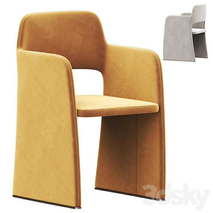 ECHO Chair with armrests By CAMERICH