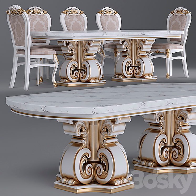 Table_Chair- Classic №1 "MONDELUX"