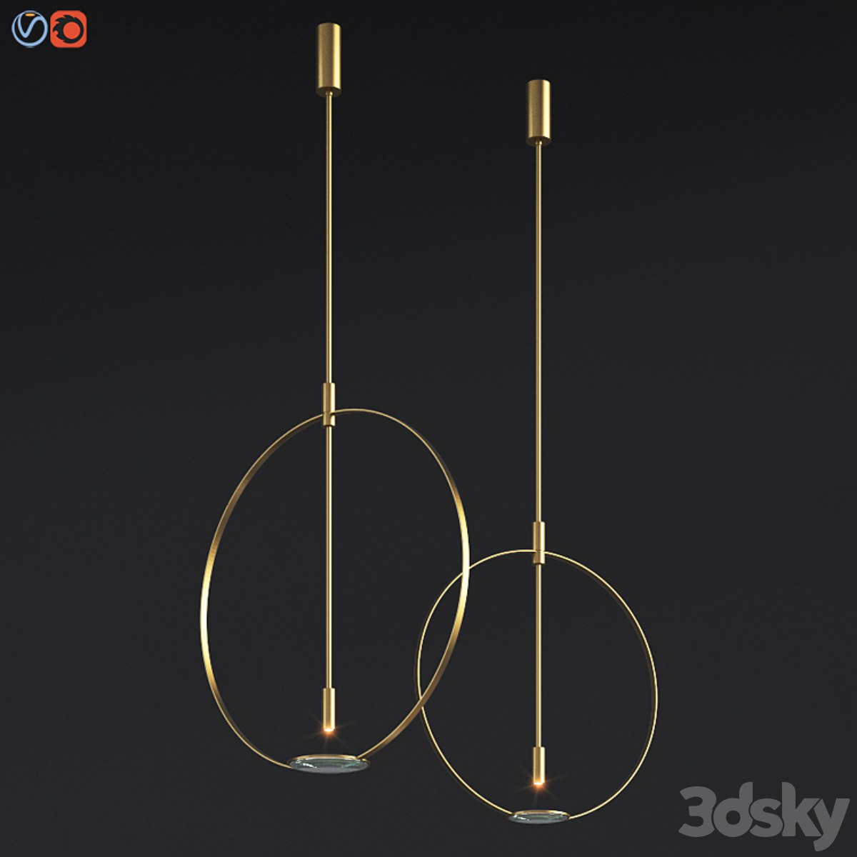 Magnifier Celing Pendant Lamp Formafantasma