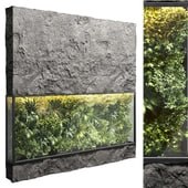 collection outdoor plant stand vertical garden wall glass box vase