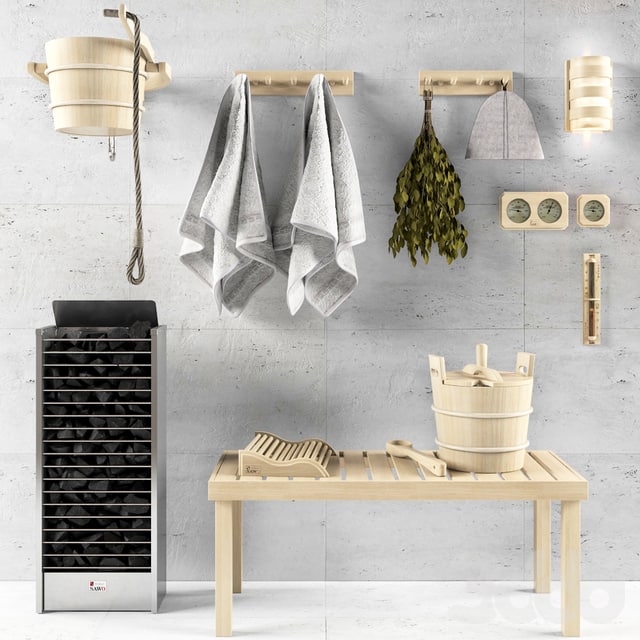 Bath and sauna accessories SAWO