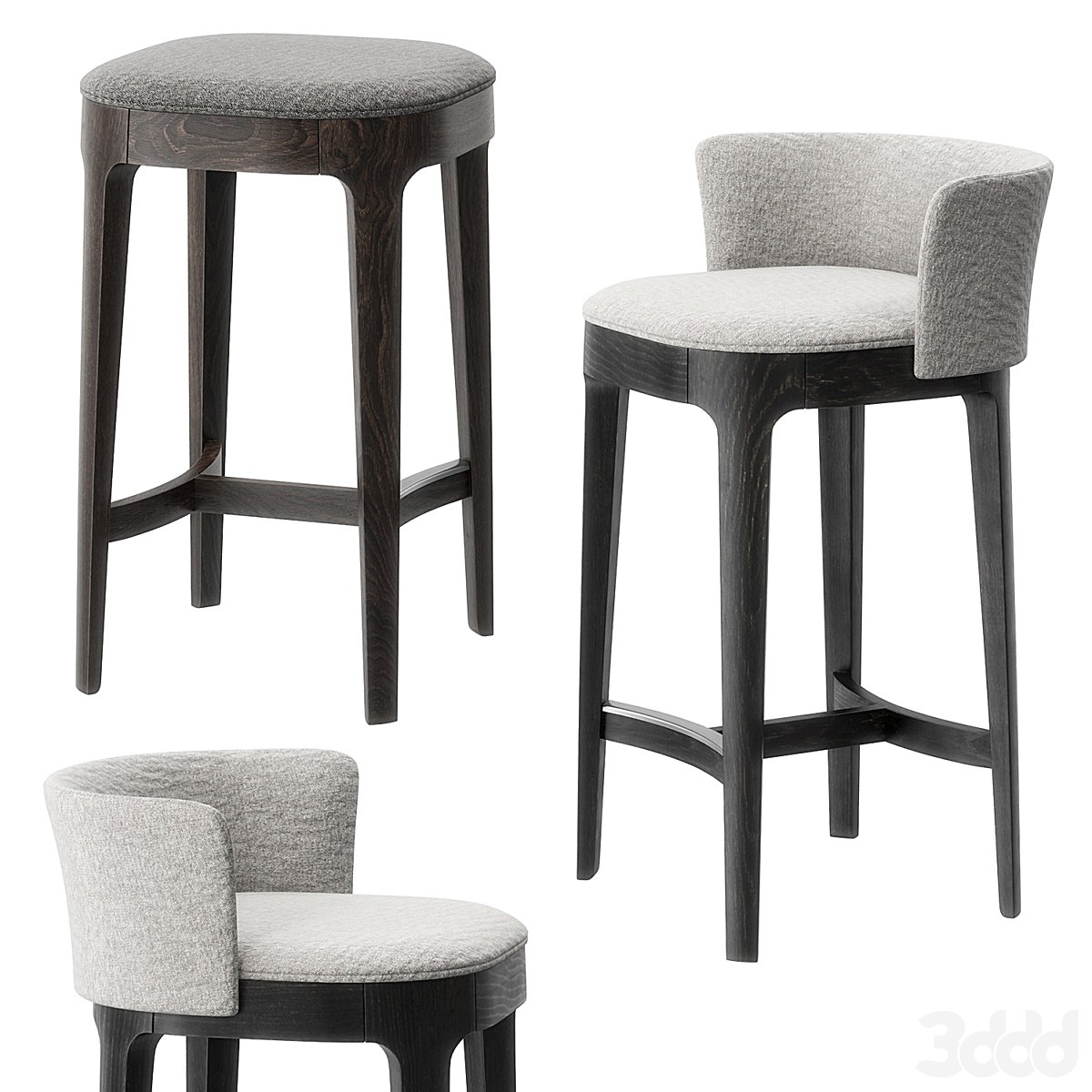 Devon barstool by Molteni