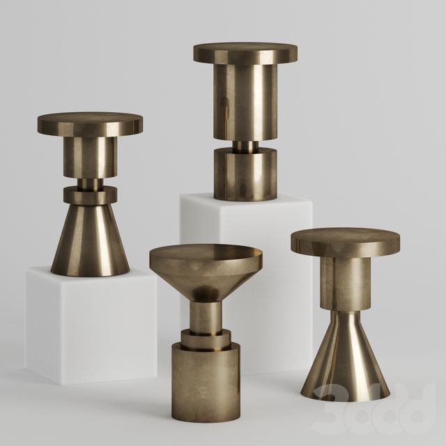 Chess Piece Stools By Anna Karlin