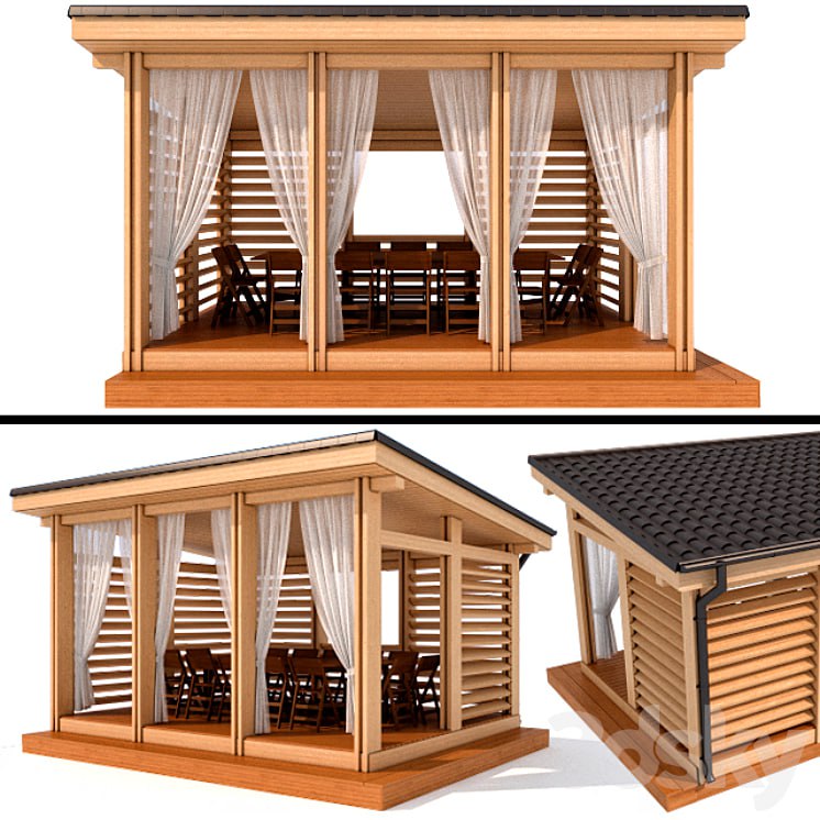 Arbor in a modern style