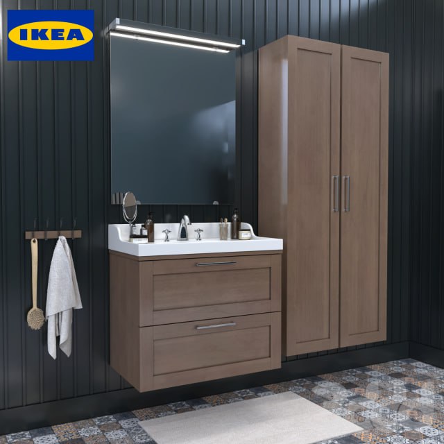 Bathroom furniture IKEA room
