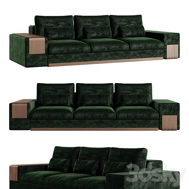 MIES 3 Seat Sofa by ALMA de LUCE