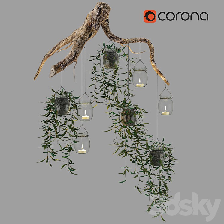 Сascading chandelier