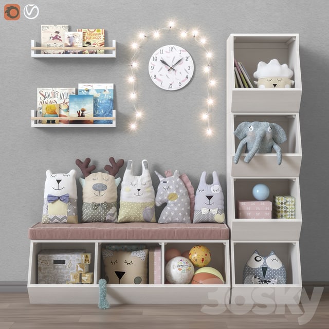 Toys and furniture set 36