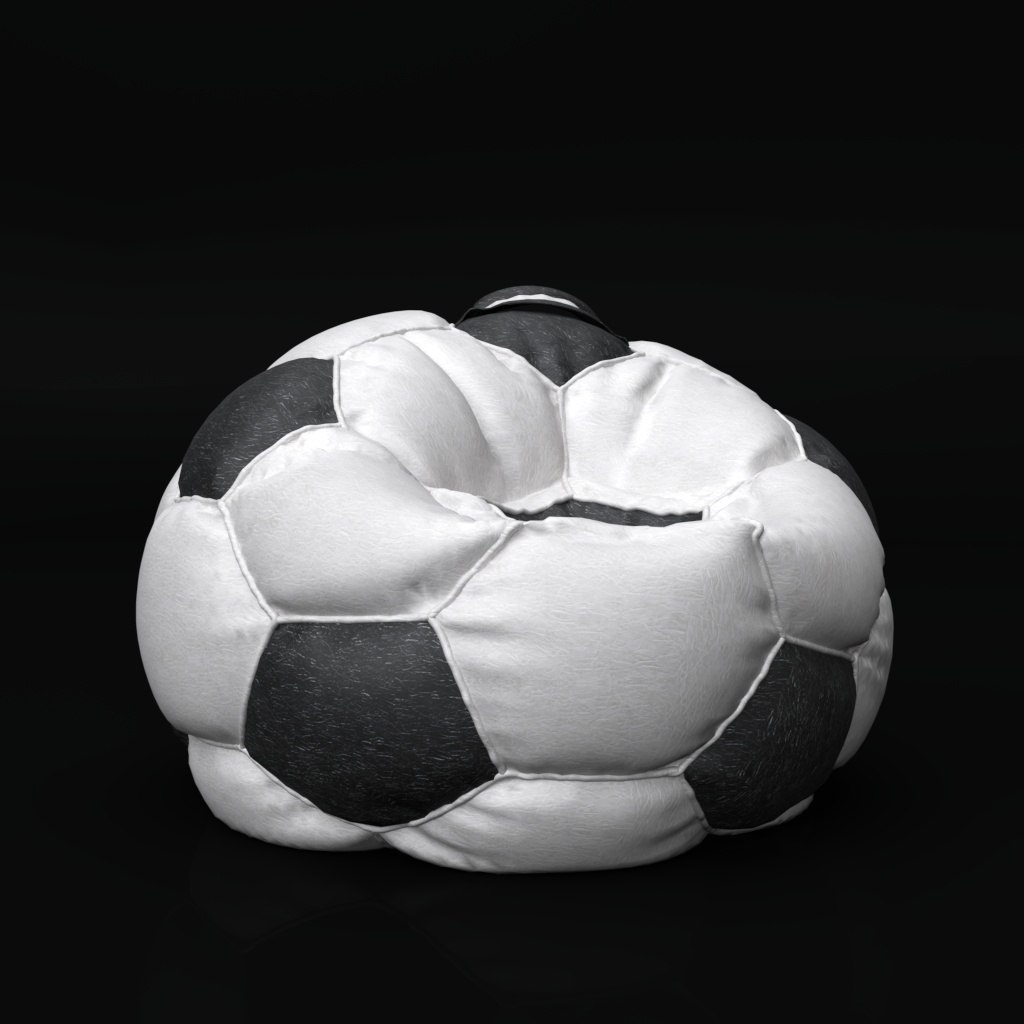 Armchairs football balls -bin