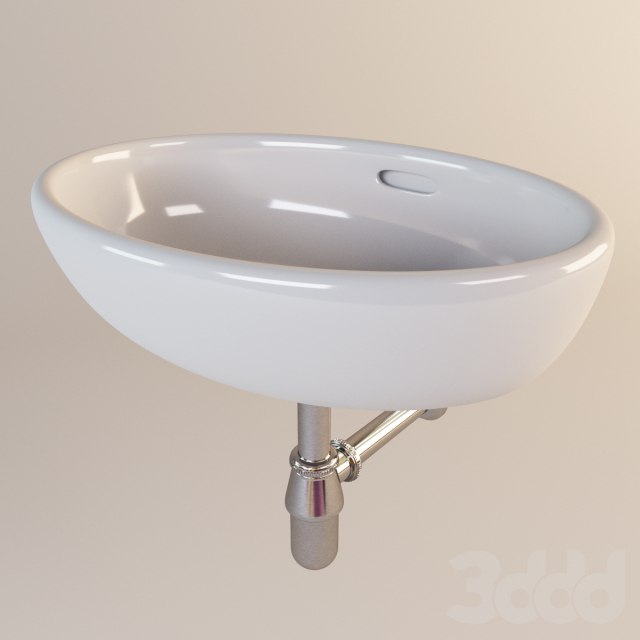 Sink Laufen Pro and Sifon Hansgrohe 52053000