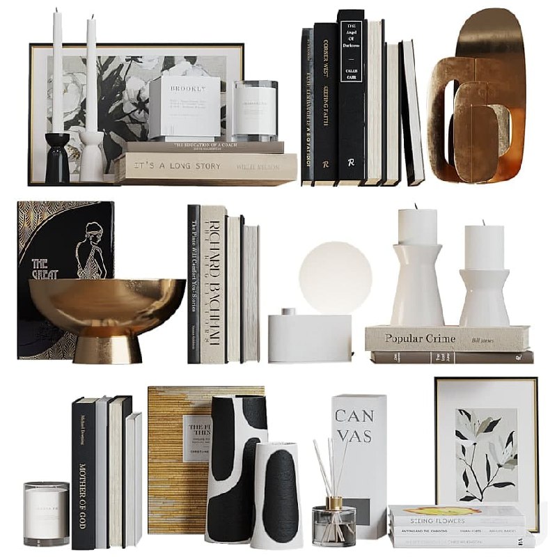 Decor shelf set 13 West Elm