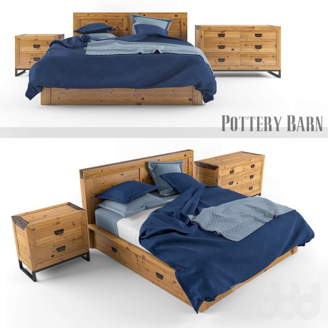 Pottery Barn hendrix bed set